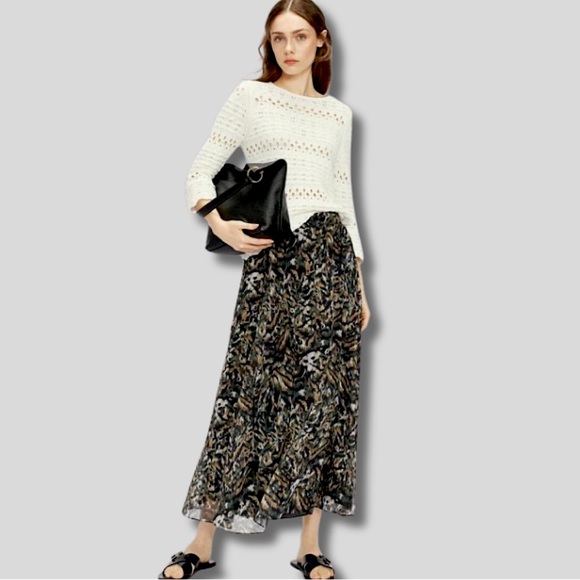 Ted Baker White Crochet Embroidred Knit Top Sz. 2 - Picture 5 of 10